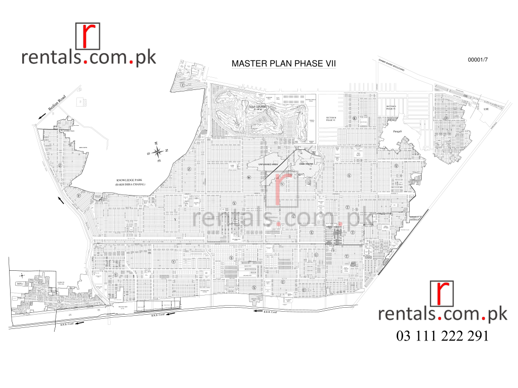 DHA Phase 7 Lahore Map