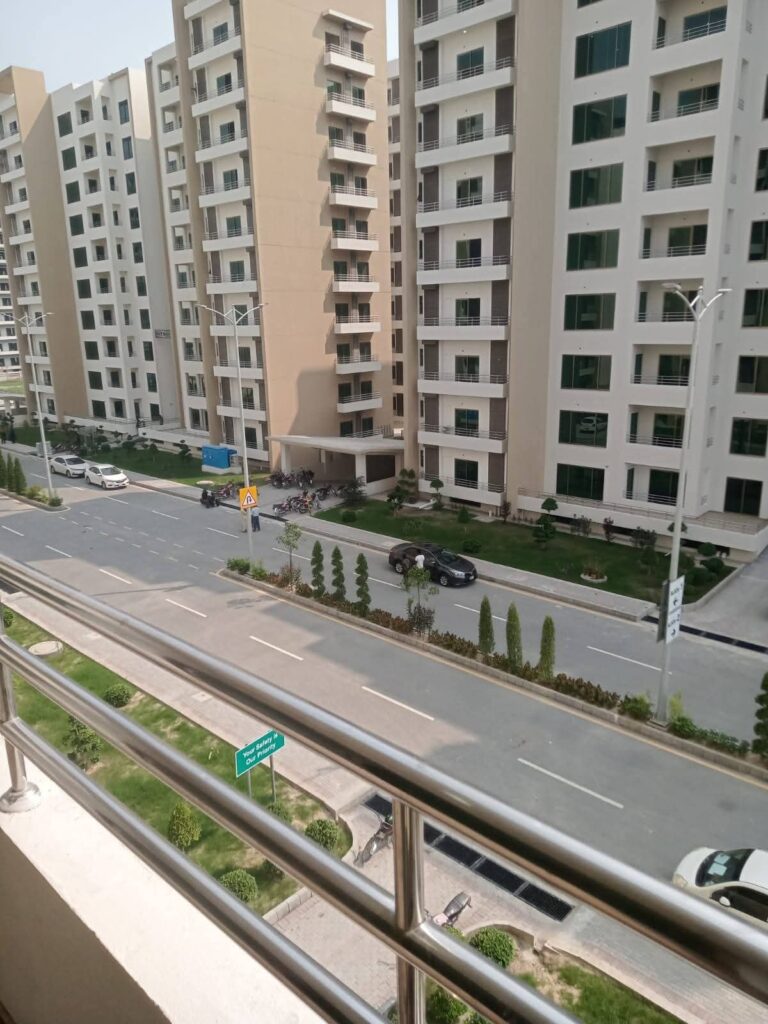 View of Askari 12 Lahore buildings from the balcony